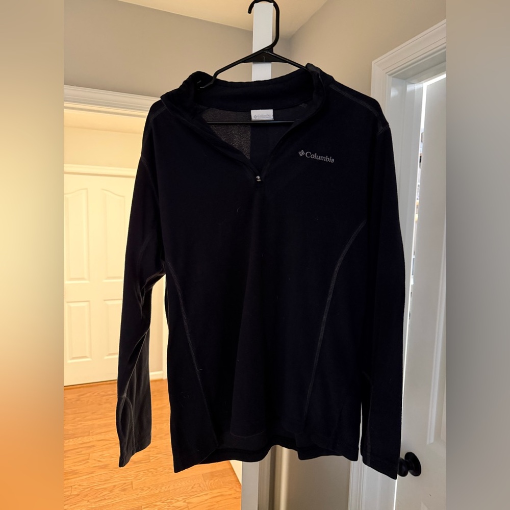 Columbia Men's Zip Up Black Sweater